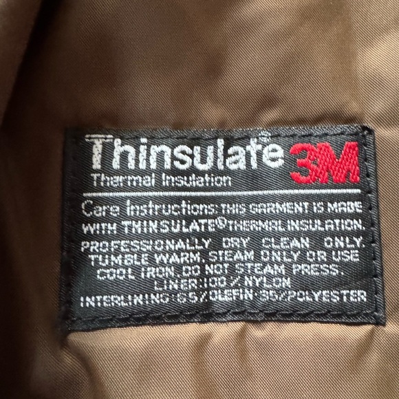 London Fog Thinsulate Men’s Trench Coat removable lining Size 44 Regular - Picture 8 of 8